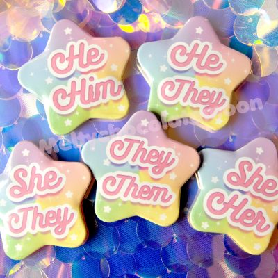 Pronoun Badge