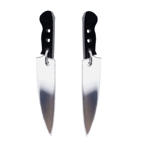 Knife earrings