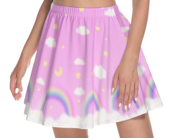 Pink Rainbow Skirt - Image 3