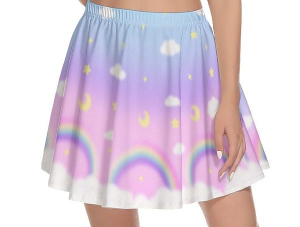 Gradient Rainbow Skirt