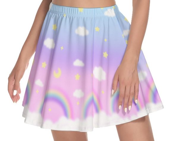 Gradient Rainbow Skirt - Image 3