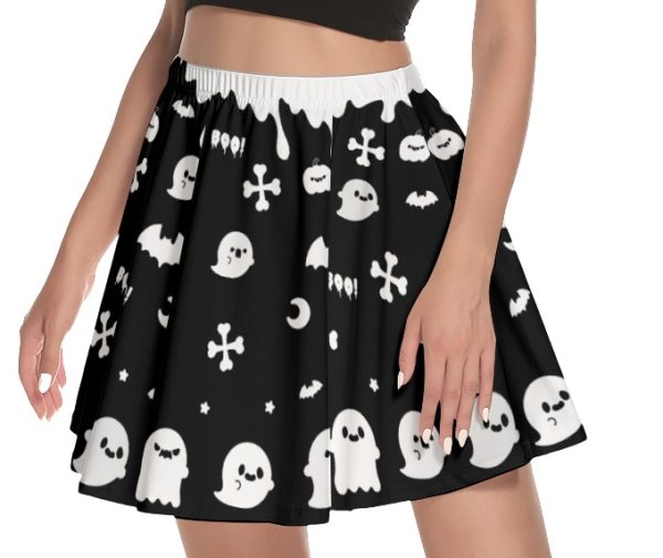 Ghost friends Black Skirt - Image 3