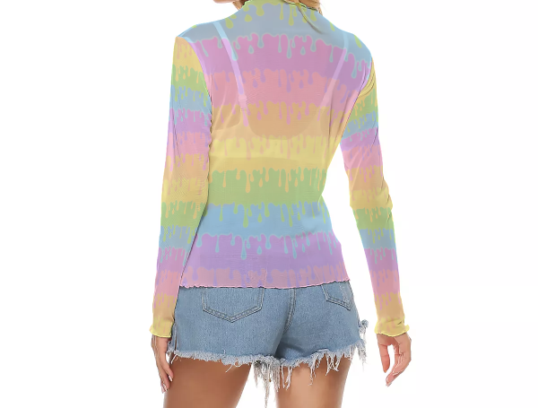 Rainbow Slime long top Mesh - Image 4