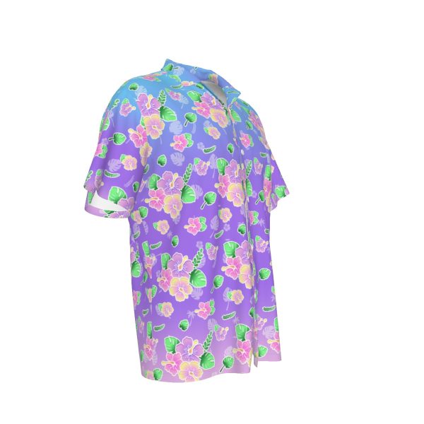 Blue Hawaii inspired shirt Pocket - Image 3