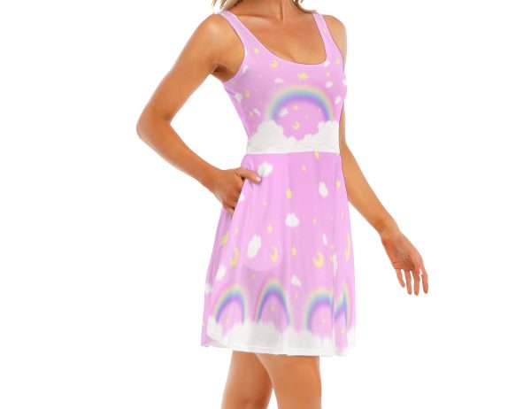 Rainbow pink Dress - Image 3