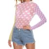Heart block Long Mesh top - Image 3
