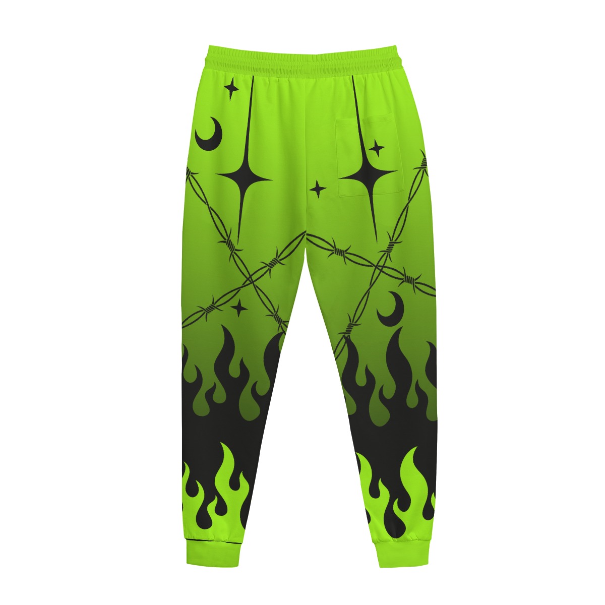 Chained Hearts green Joggers - Image 2