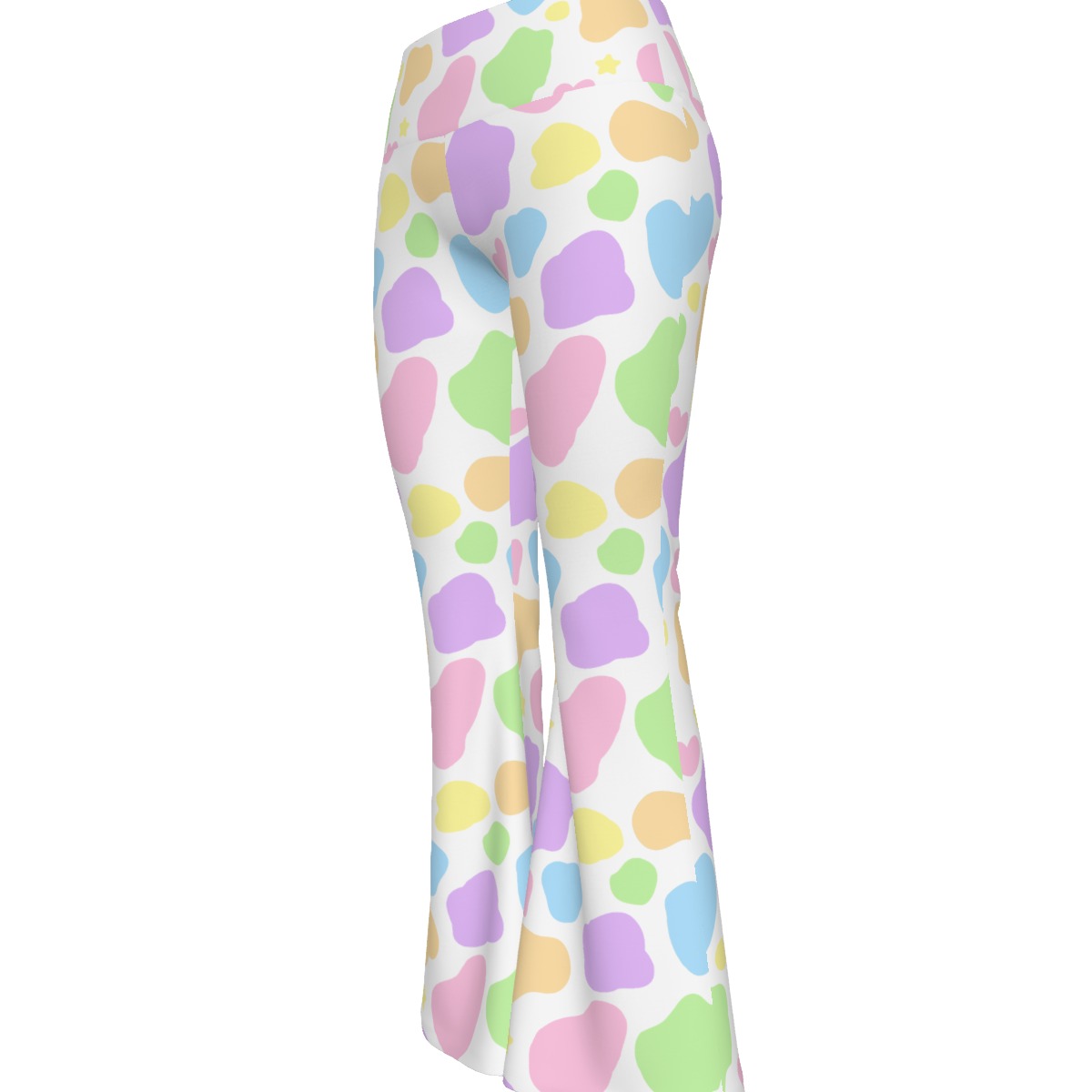 Pastel Cow Yoga pants - Image 4