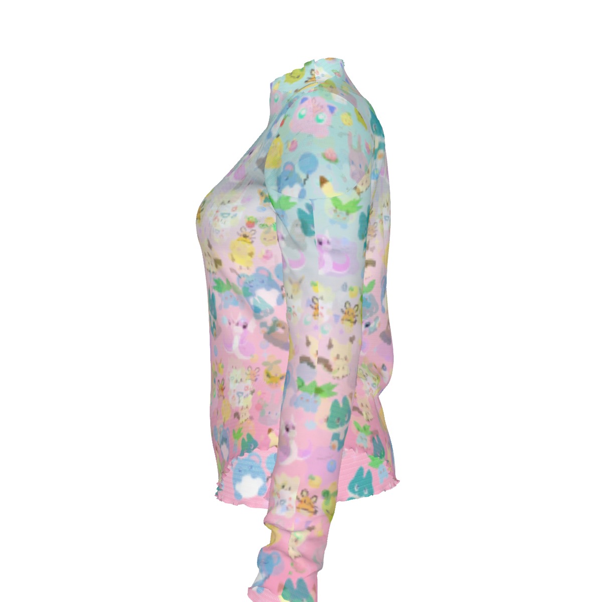 Baby Gradient mesh top long - Image 5
