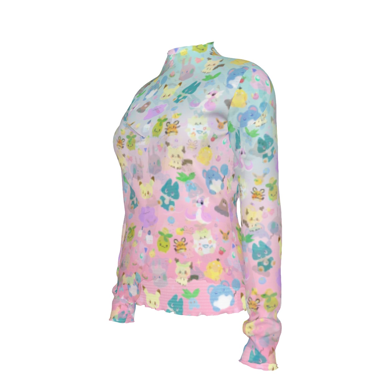 Baby Gradient mesh top long - Image 6