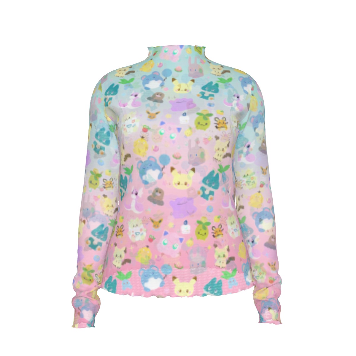 Baby Gradient mesh top long
