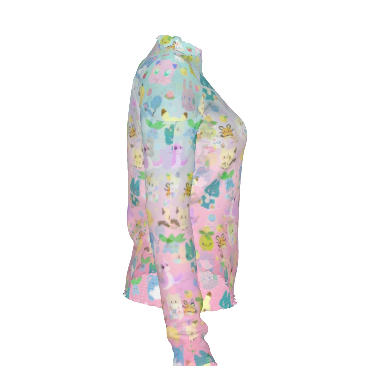 Baby Gradient mesh top long - Image 3