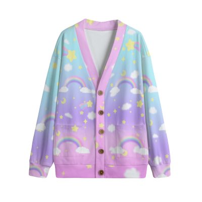 Gradient Rainbow sky cardigan