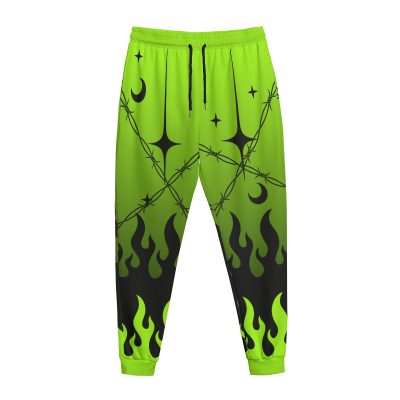 Chained Hearts green Joggers