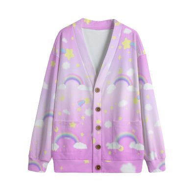 Pink Rainbow sky cardigan