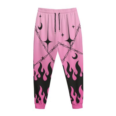 Chained Hearts Pink Joggers