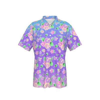 Blue Hawaii inspired shirt Pocket