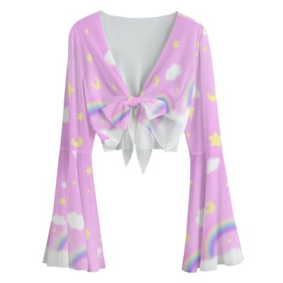 Pink rainbow Bolero