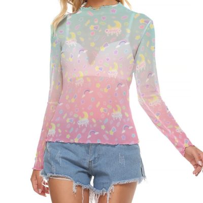 Gradient Melty Long mesh top