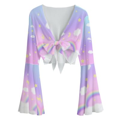 Gradient rainbow Bolero