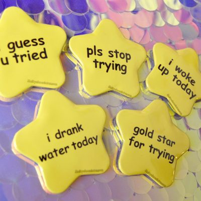 Gold Star Badges