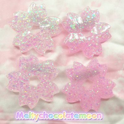 Sakura hair clips
