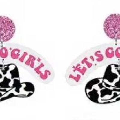Lets go girls earrings